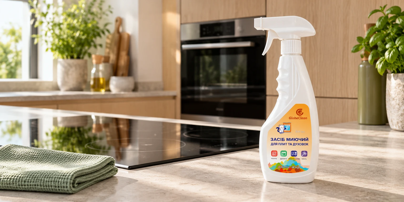 Кухня — засоби GlobeClean у сучасному інтер’єрі