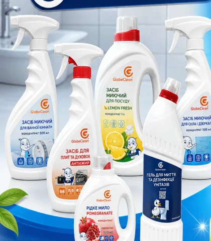 Акційні набори мийних засобів GlobeClean
